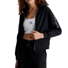 Calvin Klein Športni pulover črna 153 - 157 cm/XXS Oversize