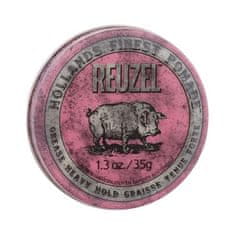 Reuzel Hollands Finest Pomade Grease Heavy Hold voskasta pomada za lase 35 g za moške