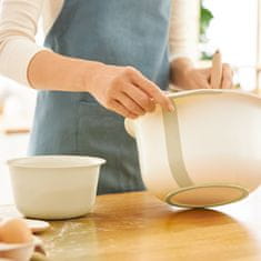 Rotho Posoda za mešanje s pokrovom Fresh / 4l +1,2l / bela / polipropilen