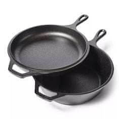 LODGE CAST IRON Ponev Combo 27,4cm Seasoned Cast Iron / indukcija / lito železo