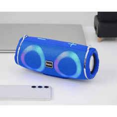 Hoco Zvočnik bluetooth HC12, 10W, RGB, vodoodporen, moder