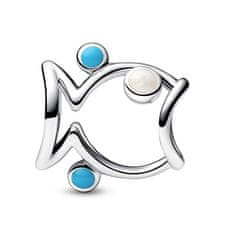 Pandora Srebrna perlica Ribji trenutki 793819C01