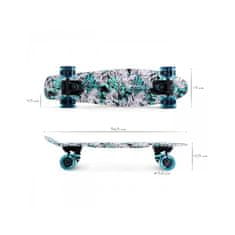 Pennyboard MOVINO Chameleon (DoublePrint) s svetilkami LED, 56 cm, S-163