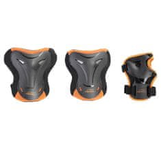 shumee H716 VELIKOST S KOMPLET ŠČITNIKOV NILS EXTREME ČRNO-ORANŽNE