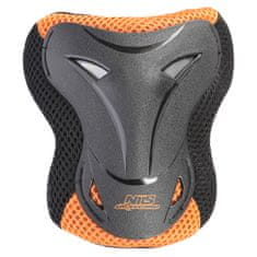 shumee H716 VELIKOST S KOMPLET ŠČITNIKOV NILS EXTREME ČRNO-ORANŽNE