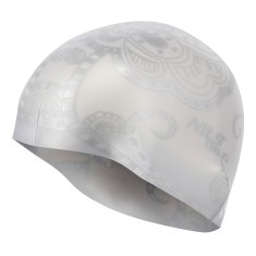 shumee ŽENSKA KOPALNA KAPA G-TYPE F221 SREBRNA NILS AQUA