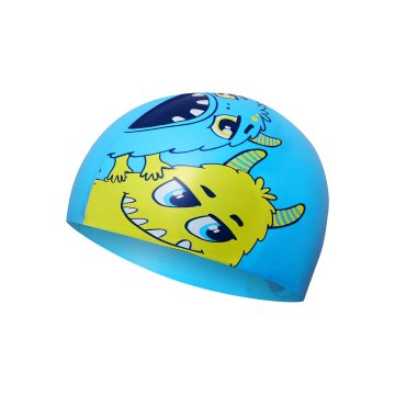 shumee OTROŠKA PLAVALNA KAPA NQC MONSTER BLUE NILS AQUA