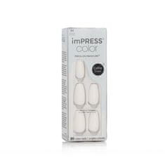KISS imPRESS Color Coffin Shape umetni nohti 30 kos Odtenek 501 frosting