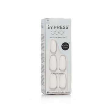 KISS imPRESS Color Coffin Shape umetni nohti 30 kos Odtenek 501 frosting