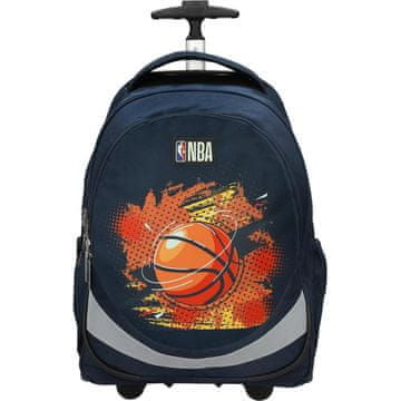 NBA Šolski nahrbtnik na kolesih Trolley NBA – za navdušence nad košarko in udobno nošenje brez napora