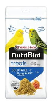 shumee Versele-Laga NutriBird Treats Gold Patee Honey Fusion 250g - medena poslastica za ptice