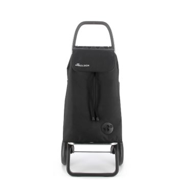 Rolser Zložljiv nakupovalni voziček z izoliranim žepom I-Max Termo Zen (36 + 4 litre), črn