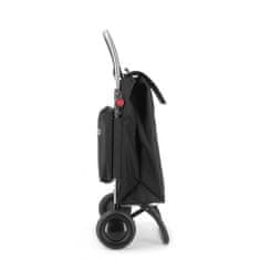 Rolser Zložljiv nakupovalni voziček z izoliranim žepom I-Max Termo Zen (36 + 4 litre), črn