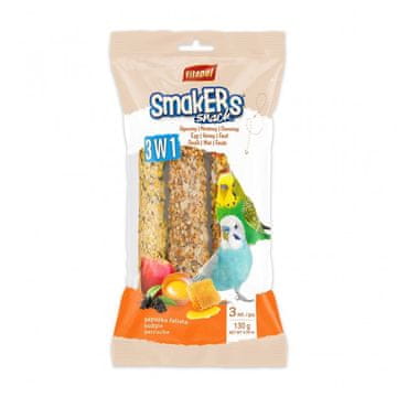 Vitapol Vitapol - Smakers 3 v 1 za papige v foliji 3 kosi - 130 g
