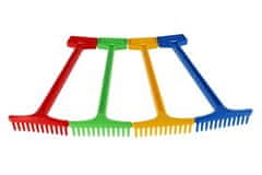 Chemoplast Plastične grablje 43,5 cm 4 barve orodja