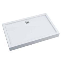 shumee Pravokotna tuš kad Kronos PLUS 100x80x14 Stabilsound