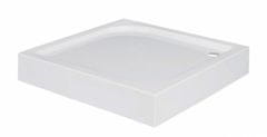 shumee Oskar kvadratna tuš kad 90x90x4x16 kompaktna + sifon