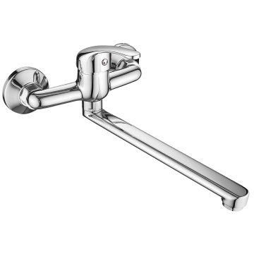 shumee Kuchinox Pedro kromirana stenska armatura za umivalnik s premičnim izlivom