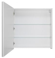 shumee Astor Ida 60 cm zrcalna stenska omarica z dodatki gospodinjskega kisa