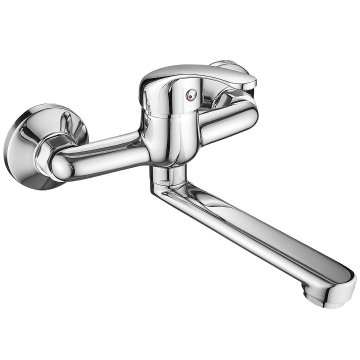 shumee Kuchinox Pedro kromirana stenska armatura za umivalnik z vrtljivim izlivom