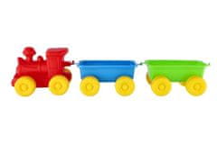 Teddies Vlak + 2 vagona iz plastike 60cm