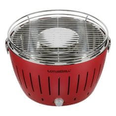 LotusGrill Prenosni žar v etuiju 35cm x h23,4cm / rdeč / inox