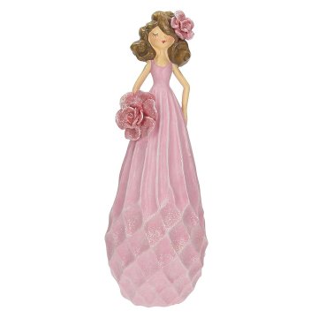 Andrea Fontebasso Kipec Dolly Rosy 30cm / roza / poliresina