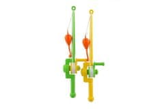 Teddies Igralna riba/ribič plastika 3 kosi + palica 50 cm