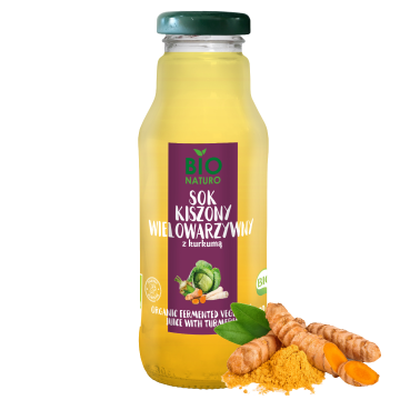 shumee Vloženi sok iz več vrst zelenjave s kurkumo 100% 300ml Bionaturo