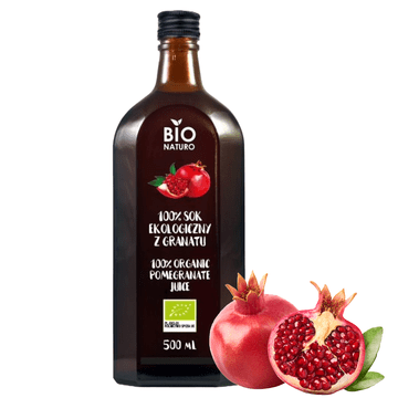 shumee Sok granatnega jabolka 100% ORGANSKO 500 ml / BIOnaturo