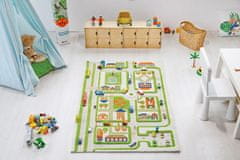 shumee FUN CITY - Zelena 3D preproga za otroke 80x150 cm IVI Carpets