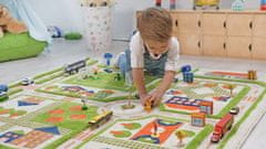 shumee FUN CITY - Zelena 3D preproga za otroke 80x150 cm IVI Carpets