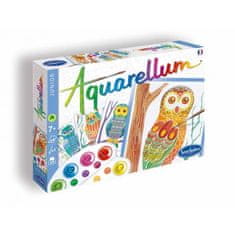 shumee AKVARELNE BARVE JUNIOR OWLS - komplet za slikanje Sentosphere
