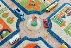 shumee FUN CITY - Modra 3D preproga za otroke 80x150 cm IVI Carpets