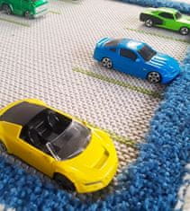 shumee FUN CITY - Modra 3D preproga za otroke 80x150 cm IVI Carpets