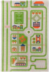 shumee FUN CITY - Zelena 3D preproga za otroke 100x150 cm IVI Carpets