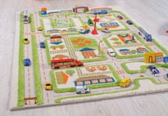 shumee FUN CITY - Zelena 3D preproga za otroke 100x150 cm IVI Carpets