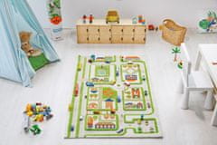 shumee FUN CITY - Zelena 3D preproga za otroke 100x150 cm IVI Carpets