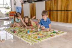 shumee FUN CITY - Zelena 3D preproga za otroke 100x150 cm IVI Carpets
