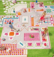shumee HIŠICA ZA LUTKE - Zelena 3D preproga za otroke 80x150 cm IVI Carpets
