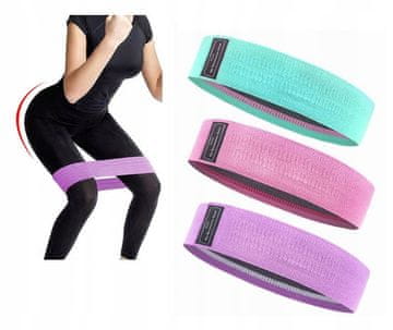 shumee FITNES FITNES TRAKOVI ZA UPOR, MOČNI, KOMPLET 3 PRO