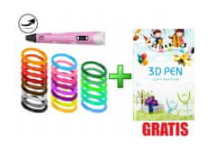 shumee DreamCraft 3D pisalo ROZA XXL 20 BARV 110M KNJIŽNI FILAMENT
