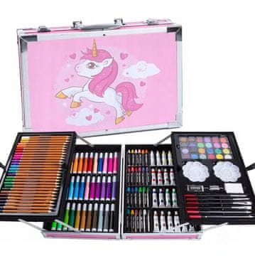 shumee DreamCraft KOMPLET ZA UMETNIŠKO SLIKANJE, BARVICE, FLAMESTERJI, SVINČNIKI, 145 EL. XXL