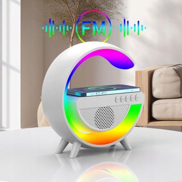 shumee BREZŽIČNI BLUETOOTH ZVOČNIK PRENOSNI POLNILEC RGB OSVETLITEV OZADJA XXL