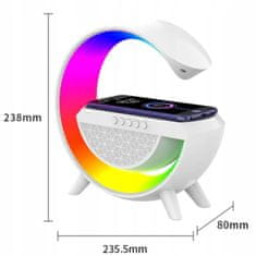 shumee BREZŽIČNI BLUETOOTH ZVOČNIK PRENOSNI POLNILEC RGB OSVETLITEV OZADJA XXL
