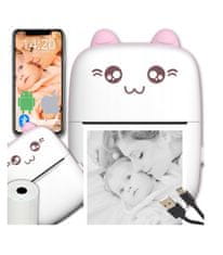 shumee DreamCraft TERMIČNI TISKALNIK TISKAJ ROZA INSTANT FOTOAPARAT Zvitki