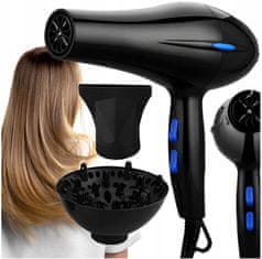 shumee MOČAN SUŠILEC ZA LASE Z DIFUZORJEM 2200 W PRO IONIZACIJA