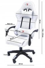 shumee GTXFR-011 GT EXTREME igralni stol, pisarniški, masažni, eko usnje, naslon za noge