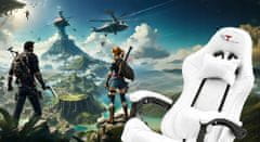 shumee GTXFR-011 GT EXTREME igralni stol, pisarniški, masažni, eko usnje, naslon za noge