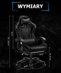 shumee FG-PRS-004 PRESTIGE IGRALNI STOL, PREŠIT, PISARNA, MASAŽNI, GAME EXTREME